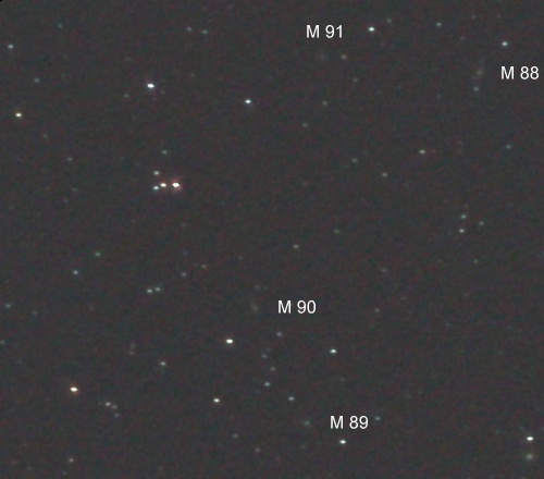 Messier 88, 89, 90, 91