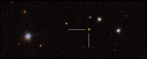 Quasar J0117+1552 ,it SDSS