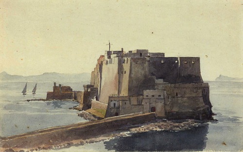 akob Christoph Bischoff,Castel dell'Ovo in Neapel