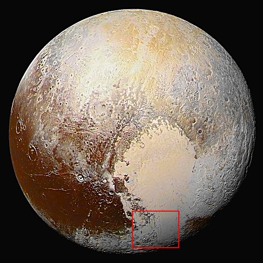 Pluto, Gesamtansicht