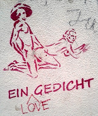 Goethe und Schille Graffiti